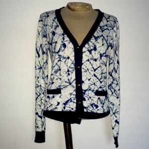 NOUGHTIES THAKOON FOR TARGET TIED DYED CARDIGAN SZ XS